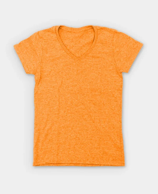 V-neck Plain T-Shirt - Image 3